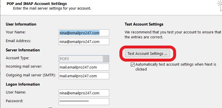  Hướng dẫn cài đặt email vào phần mềm Outlook