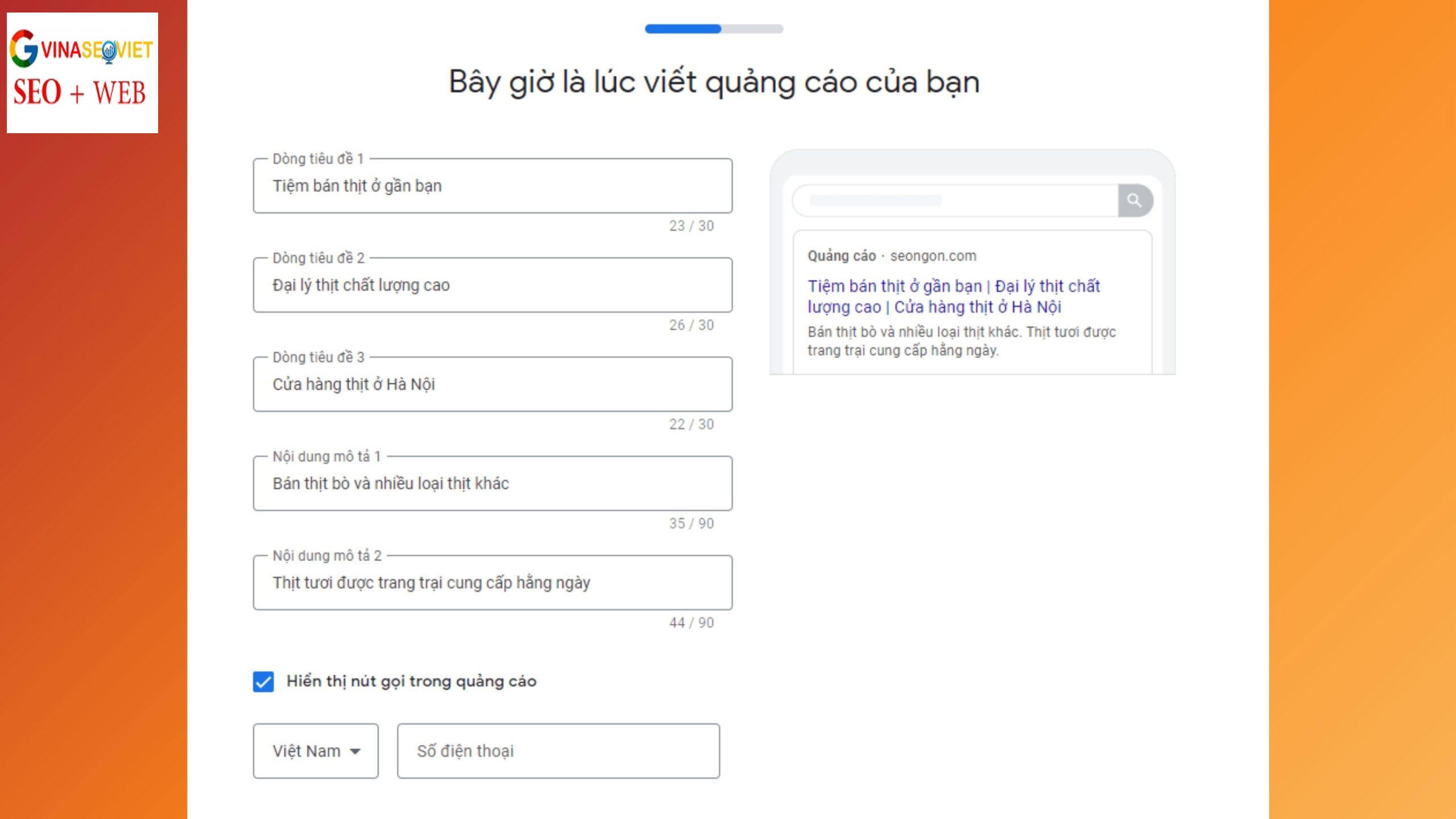 Set up theo từng bài viết của mỗi chiến dịch