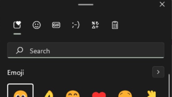 Nhấn tổ hợp Windows + . (dấu chấm) 