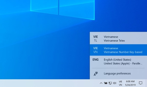 Chuyển sang gõ tiếng Việt chuẩn không cần phần mềm hỗ trợ